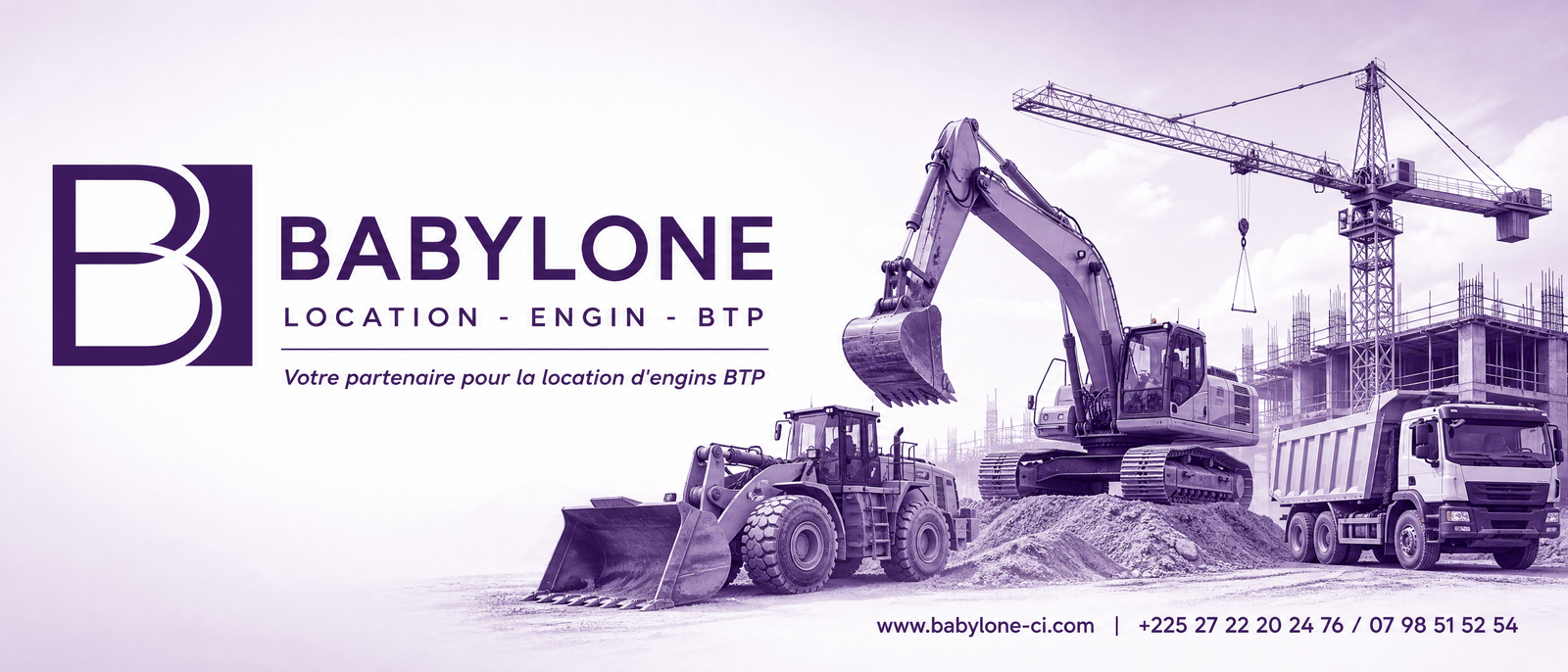 Bannière Babylone Import Export
